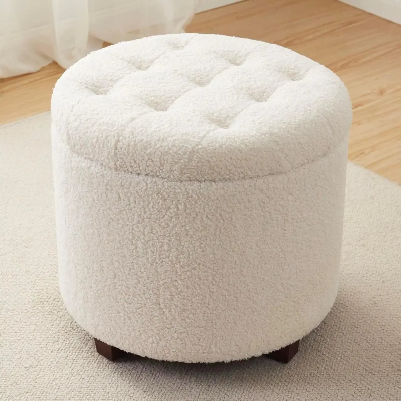 Versatile Round Ottoman