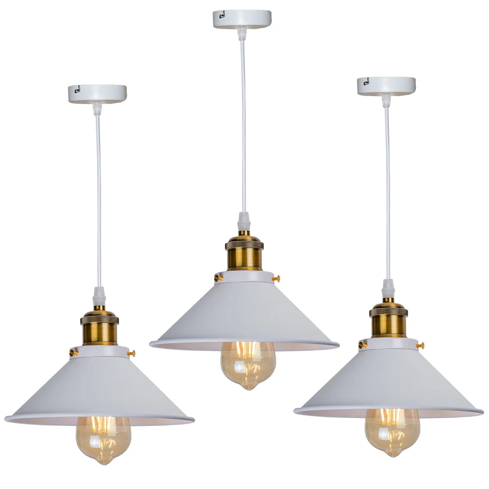 Black Vintage Industrial Pendant Light