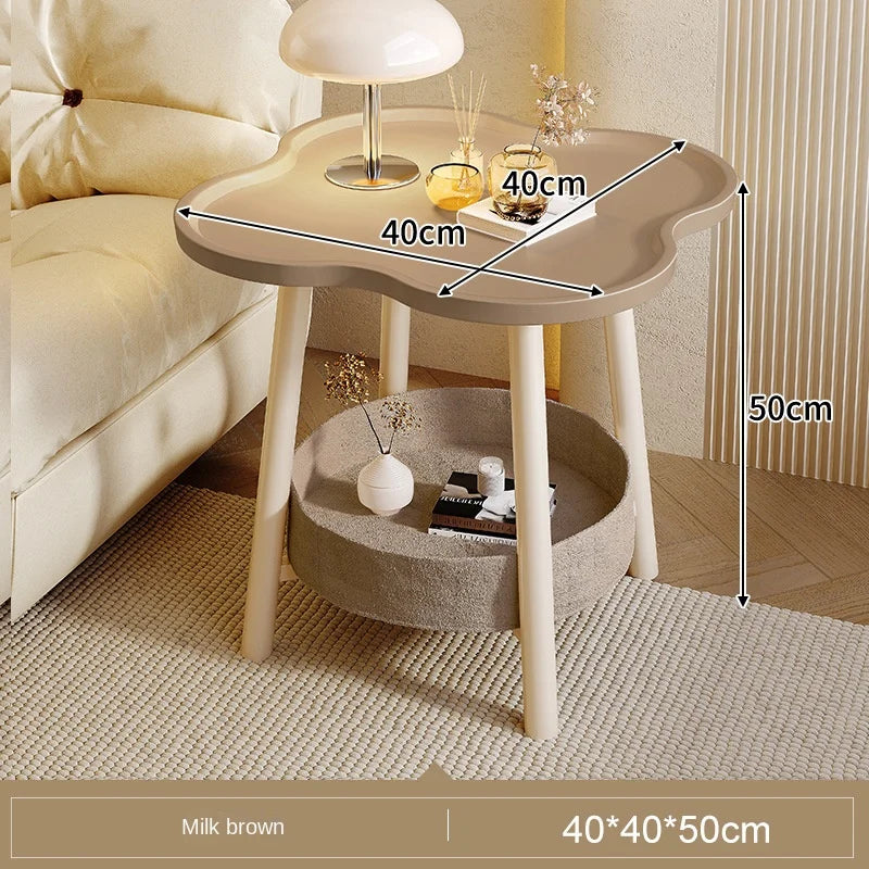 Four Leaf Clover Double-Layer Coffee Table