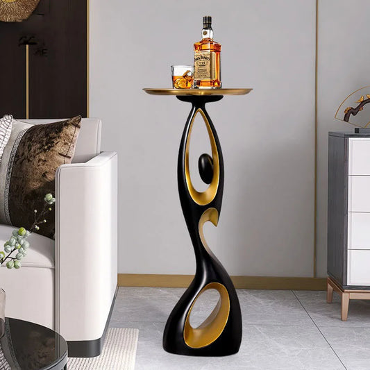 Elegant Abstract Corner Table for Luxe Decor