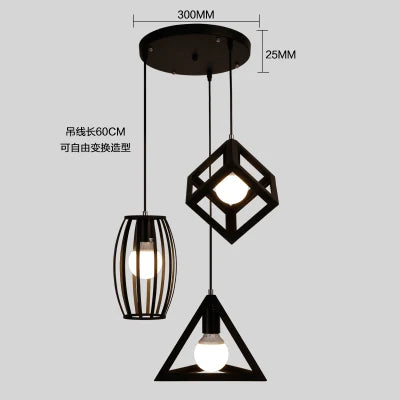 Retro Industrial Pendant Light