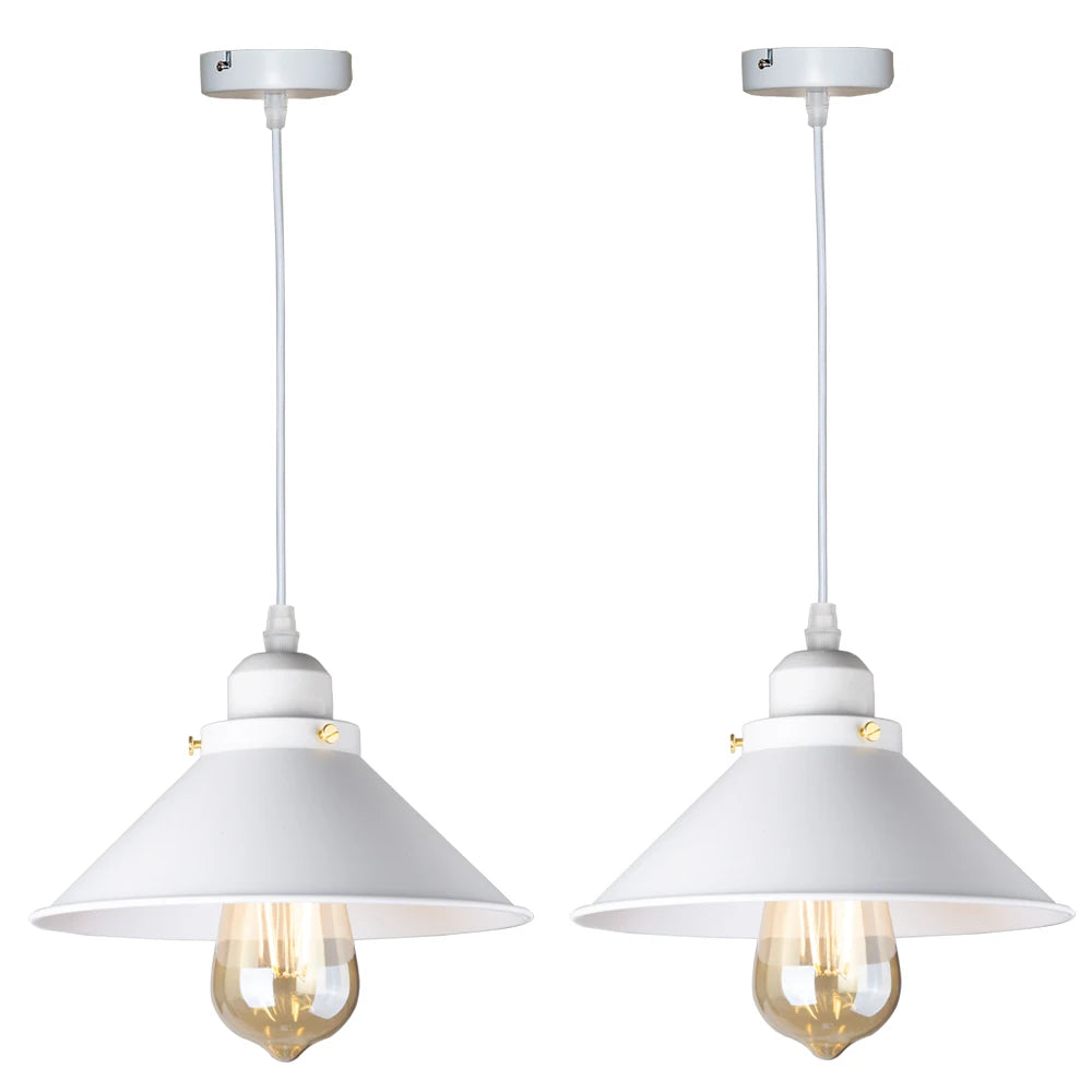 Black Vintage Industrial Pendant Light