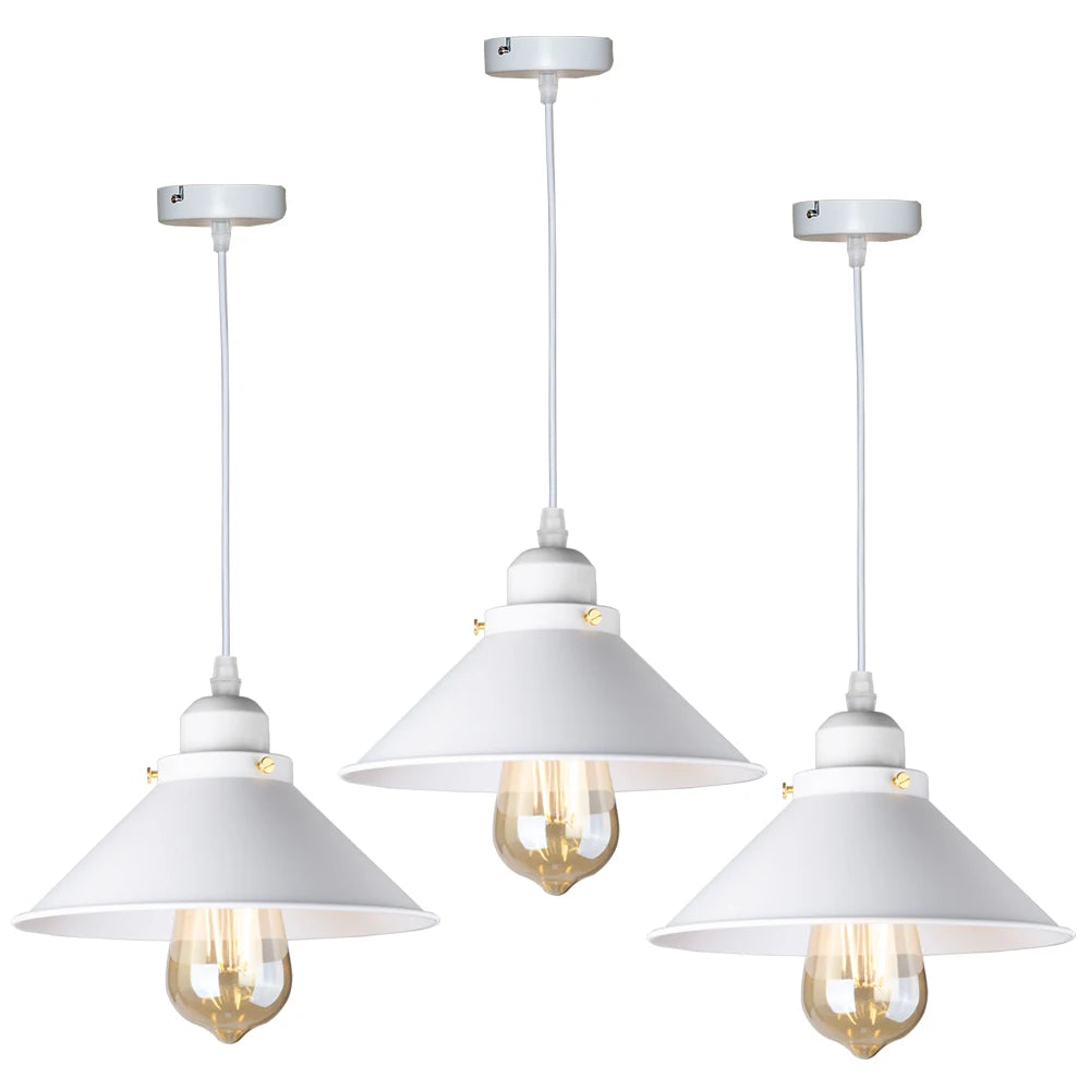 Black Vintage Industrial Pendant Light