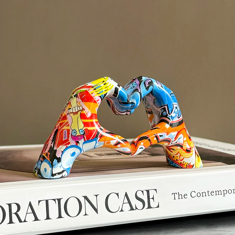 Nordic Heart Gesture Sculpture