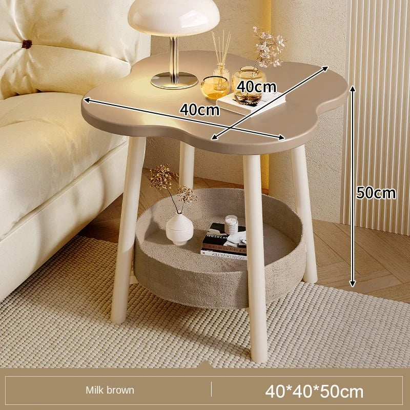 Four Leaf Clover Double-Layer Coffee Table