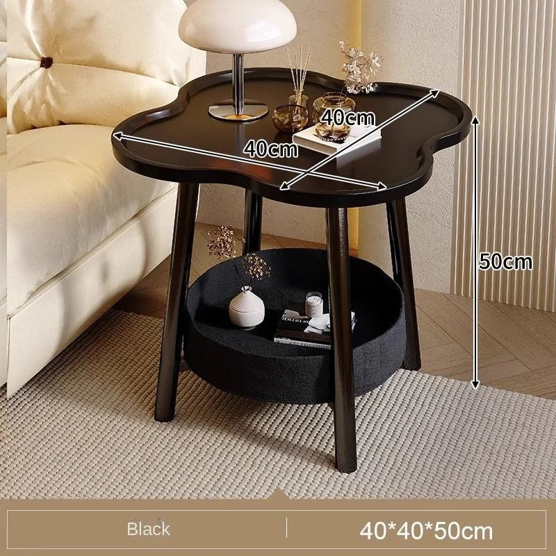 Four Leaf Clover Double-Layer Coffee Table