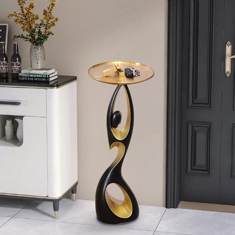 Elegant Abstract Corner Table for Luxe Decor